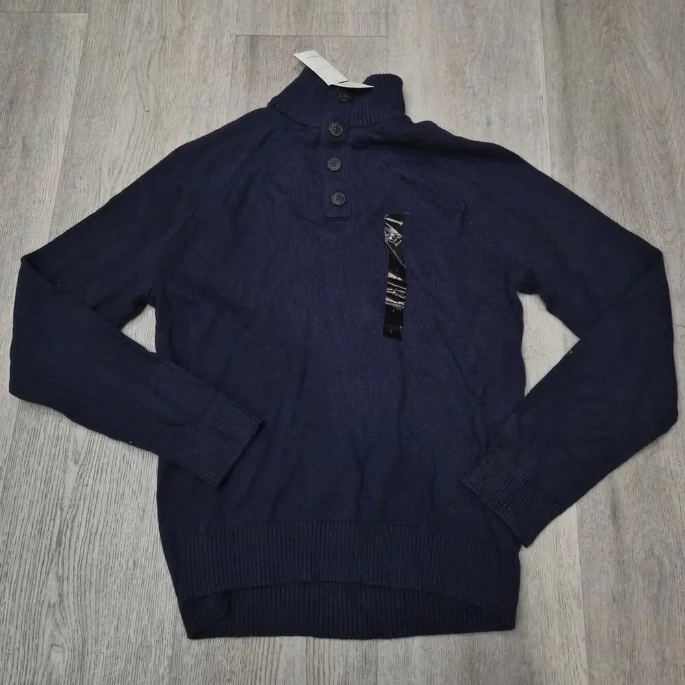 $75 NWT Banana Republic Navy Blue Sweater Size Large